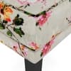 Morgen Ottoman In Peach Floral Colour
