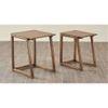 Dresden Solid Wood Side Table in  Natural Finish