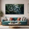 The Castle Decor Lord Buddha Meditation Wall Art Framed Painting 27x48 Inch (Style 4)
