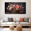 The Castle Decor Flowers Wall Painting Wooden Framed Digital Painting 27x48 Inch (Style 2)