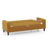 Salford 3 Seater Click Clack Sofa Cum Bed In Ochre Colour