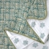 Aira White & Green Floral Cotton Dohar Set Of 2 Reversible Single Bed 350 Tc Size 240 X 160 Cms
