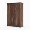 Claire 2 Door Sheesham Wood  Wardrobe In Provincial Teak Finish