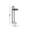 Metalsmith Iron Bedside Table – Brown Finish