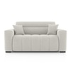 Basso 2 seater Sofa in White Boucle