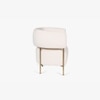 Buda Fabric Lounge Chair in Gold Colour