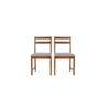 astarte solid wood  dining chair in  Provincial Teak