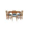 biff solid wood  4 seater Dining table in  Provincial Teak