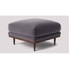 Klee Ottoman Color in Dark Grey