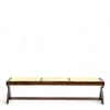 Rockport Sheesham Wood Mid Century 4 Seater Bench With
