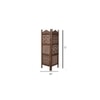 Hyacinth Solid Wood 4 Panel Room Divider