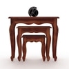 Arkansas Solid Wood Side Table in Honey Finish
