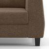 Edward 3 Seater Fabric Sofa (Mocha Brown)
