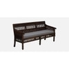 Nehmat 3 Seater Wooden Sofa
