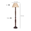 Devansh Wooden Floor Lamp