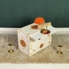 D'Dass Multi Color Mdf and Sheesham Wooden Temple With Cabinet For Pooja