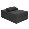 Evenie 1 Seater Pull Out Sofa cum Bed  in Dark Grey Colour