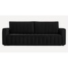 Beliss 3 Pull Out Sofa Cum Bed ith storage In Black Colour