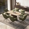 Nola Compact 6 Seater Dining Table With Set of 3  Beck Dining Chair