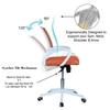 Naamikoa Mid Back Ergonomic Chair in Orange Colour