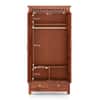 Fidora Solid Wood 2 Door Wardrobe in Honey Finish