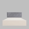 Kundalini Engineered Wood Queen  Size Bed With Hydraulic Storage (Melamine Finish, White Colour)