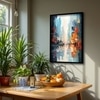 The Castle Decor Modern Abstract Wall Art Framed Painting 20x30 Inch Style 5