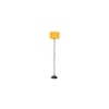 Mabel Yellow Cotton Shade with Iron Floor lamp