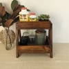 Louisa Wooden Kitchen Countertop Organiser