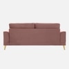 Nency Velvet 3 seater Sofa Peach