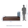 Japa Engineered Wood Queen  Size Bed With Box Storage (Walnut Finish)