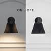 Possio Single Light Wall Fitting with Black Shade