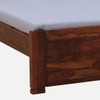 Sagar Solid Wood Queen  Size Bed Without Storage (Provincial Teak Finish)