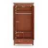 Fidora Solid Wood 2 Door Wardrobe in Honey Finish