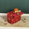 D'Dass Multi Color Mdf and Sheesham Wooden Temple With Cabinet For Pooja