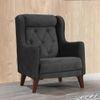 Ruby Accent Chair in Dark Grey Colour