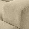 Sophisticated Wood Right Aligned 2-Seater With Upholstery Non Storage Sofa In Grey Colour