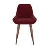 Rickman Fabric Lounge Chair in Sangria Red Colour
