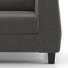 Edward 2 Seater Fabric Sofa (Yessica Grey)