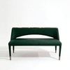 The Avenue Metal Settee in Green Colour
