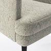 Genoa Wing Chair in  Monochrome Paisley Colour
