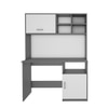 Passion Study Table Grey And Frosty White