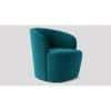 Aron Accent chair Velvet in T Blue Color