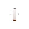 Neil Multicolour Cotton Shade Floor Lamp