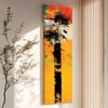 Modern Abstract Splatter Canvas Wall Art 12 x 46 Inch