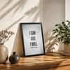 The Castle Decor I Can And I Will Watch Me Wall Art 8x12 Inch
