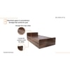 Esmeralda Single Bed with Drawer Storage