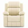 Griffin Single Seater Recliner Ancient Ivory Cream Leatherette