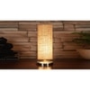 Beige Jute table lamp with Steel Base -8