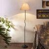 Ruby Beige Jute shade with Iron floor lamp